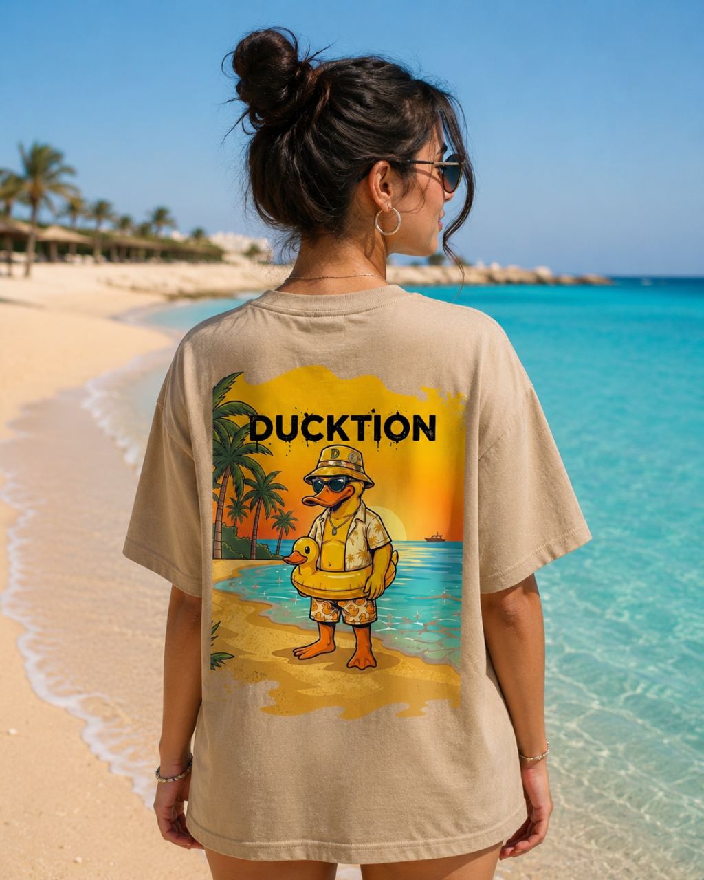 Beach Time Tee — Black